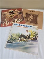 3 albums- Arvel Bird, Fred Rothert, Bill Cosby