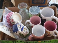 Ceramic Mugs, Trinket Box House & More