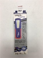 LIGHT AND CARRY RECHARGEABLE WORK LIGHT