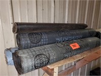 LOT OF PARTIAL ROLLS OF ROOFING BARRIER