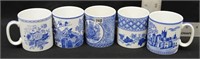 SPODE BLUE ROOM COLLECTION COFFEE MUGS