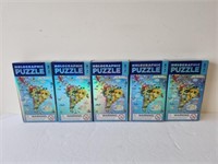 5 south america holographic puzzles 50 piece