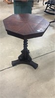 Early Octagon Barley Twist Lamp Table