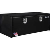 Black Steel Truck Box  18x18x48 Inch  T-Latch