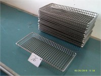 Lot of 16 Cook And Serve Stainless Trays