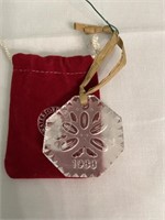 WATERFORD CHRISTMAS ORNAMENT     1988