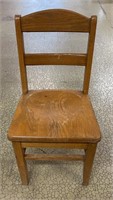27.5" Wooden Chair