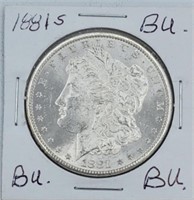 1881 S  Morgan Silver Dollar
