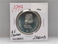 1973 $5 Canada Olympics Sterling Coin