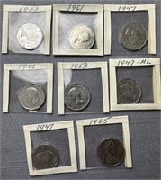 Vintage Lot Canadian Nickels See Photos for