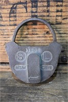 NSW SR SL 11208 Padlock