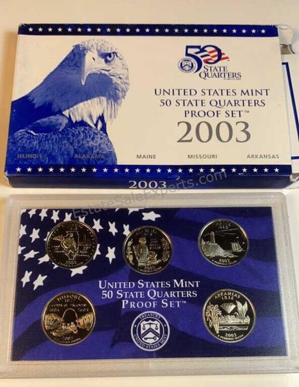 2003 US State Quarter Proof Set