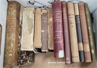 Box of very old books - NY natural History,
