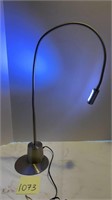Contemporary Chrome Gooseneck LED Lamp