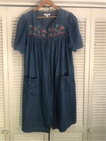 VINTAGE GO SOFTLY PATIO HOUSE DRESS LARGE