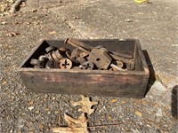 Tap & Die Parts with Handles yankee wooden box