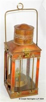 Vintage Sherwoods Ltd Copper and Brass Oil Lantern