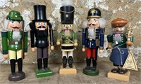 Five German Nutcrackers