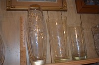 Three Glass Vases (Incl. Dots)