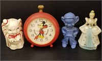 Disney Mickey Mouse Clock, Dumbo Shaker, etc.