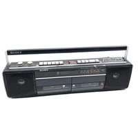 Vintage Dual Cassette Radio Boombox Sony CFS-W301