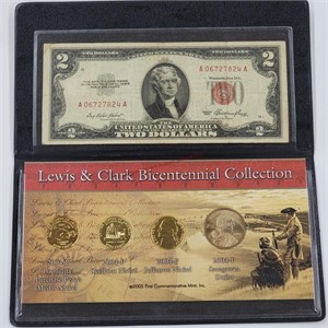 $2 Red Seal & Lewis & Clarke Coin Collection