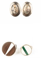 Jewelry Sterling Silver Earrings & Ring