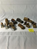 Vintage Kid's Toys Military Trucks and Soldiers