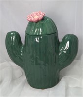 Vintage Saguaro Cactus Ceramic Cookie Jar Made by