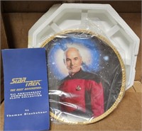 Star Trek collectors plate