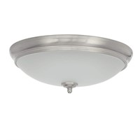 Clifton 13 in. Brushed Nickel Selectable LED Flush