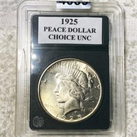 1925 Silver Peace Dollar CHOICE BU