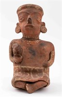 Pre-Columbian Nayarit Seated Female Figurine
