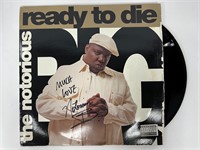 Autograph COA Damaged Notorious BIG Vinyl