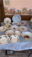 ANTIQUE BOWLS AND PLATES
