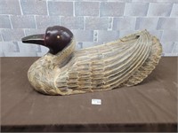 Large hand carved duck 1/12 animals from Zodiac