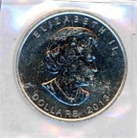 2013 1 oz Silver Canadian Maple Leaf