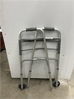 Collapsible foldable walker 36 in tall