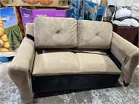 Convertible love seat PCs slide in and out