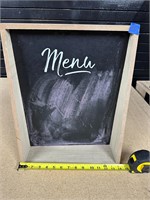 CHALKBOARD MENU