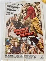 Tarzan's Deadly Silence vintage movie poster