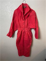 Vintage Contempo Casuals Red Dress