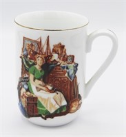 NORMAN ROCKWELL "DREAMS IN THE ANTIQUE SHOP" MUG