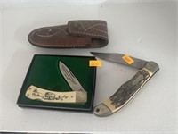 2 vintage shrade Walden knives