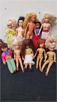 Vintage Barbies and other dolls