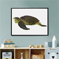 Posterazzi Archelon Sea Turtle Print, 16" x 12"