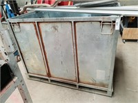 Steel Framed Storage Bin with Removable Front