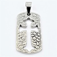 Stainless Steel Dog Tag, retail $50.00