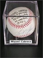 Autographed w/ COA Miguel Cabrera Baseball