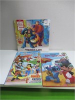 Lot of 3 Books, Lilo Stitch & Big Hero, DC Heroes